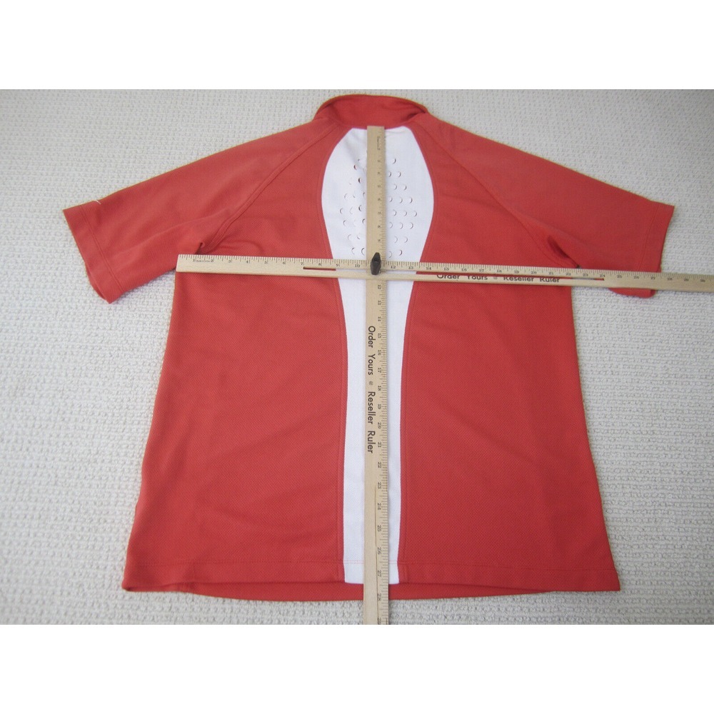 Nike Shirt Mens Large Orange Golf Golfer Performance Polo Casual Short Sleeve - Picture 11 of 13
